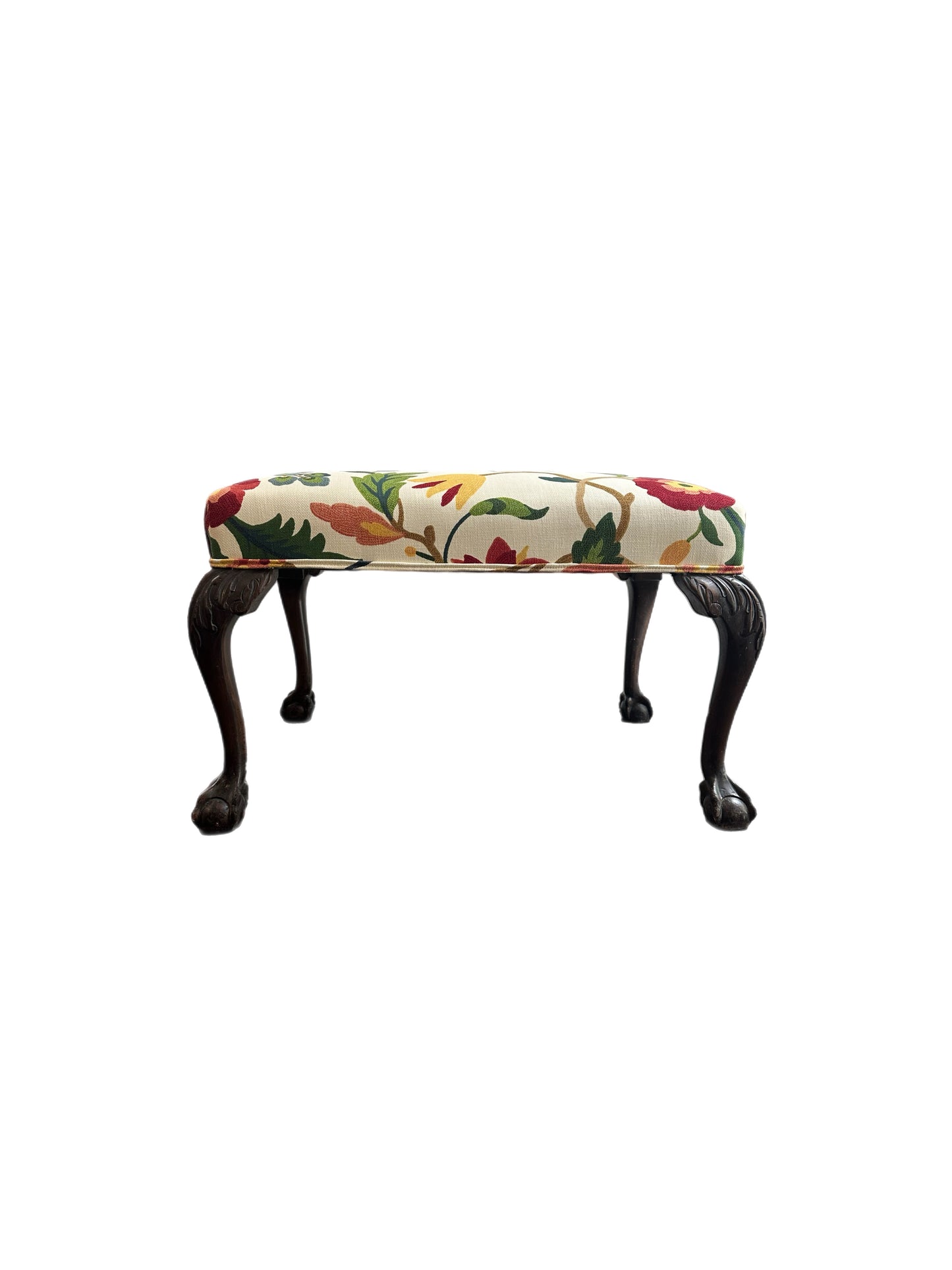 Georgian upholstered ottoman